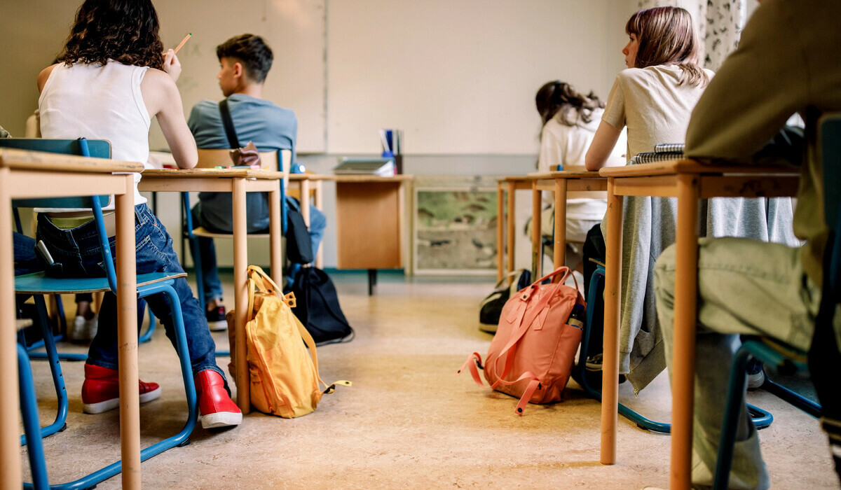 Students in a High School Classroom